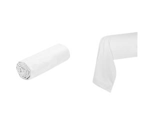Lovely Casa - Drap Housse -Taille 140x190 cm Grand Bonnet 30 cm -100% Coton certifié Oeko-Tex & Taie de traversin -Taille 45x185 cm - 100% Coton certifié Oeko-Tex