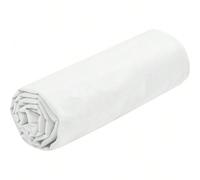 Lovely CASA - Drap Housse -Taille 90x190 Grand Bonnet 30 -% Coton certifié Oeko-Tex - Couleur Blanc -Modèle Eden - Linge de Lit pour Maison - Doux et Confortable pour Nid Douillet Dimensions du produi