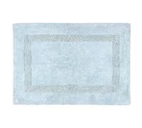 Lovely CASA - Tapis d'Intérieur - Taille 50x80 cm - 100% Coton - Couleur Ciel - Modèle Softness - Idéal dans Toutes Les pièces de la Maison - Lavable - Doux et Confortable