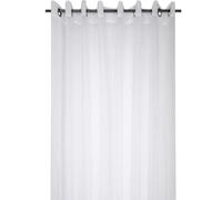 Lovely Casa - Voilage uni en Grande Largeur Polyester Blanc 300x260 cm