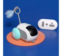 LOVELY CAVES Car Chase Smart Cat Jouet télécommandé pour chat Bleu