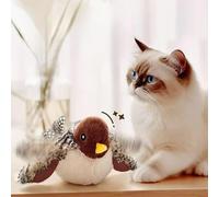 LOVELY CAVES Jouet pour chat avec moineau battant rechargeable