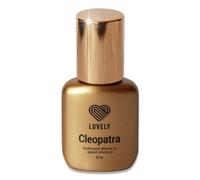 LOVELY colle pour cils CLEOPATRA 10ml, couleur : NOIR colle très rapide, temps de séchage : IMMÉDIAT 8 semaines d'adhérence, pour les personnes allergiques, pour l'extension des cils