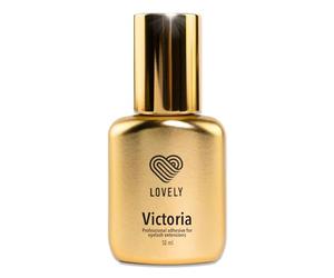 LOVELY colle pour cils VICTORIA 10ml, NOIR | colle super rapide, temps de séchage : 1 sec - 8 semaines d'adhérence, très résistante | pour les extensions de cils