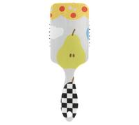Lovely Colorful Pears Brosse à cheveux antistatique démêlante Brosse de massage pour cheveux mouillés avec poignée ergonomique cepillo para peinar