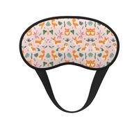 Lovely Corgi Masque de sommeil soyeux en satin doux avec sangle élastique pour les yeux pour homme et femme
