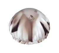 Lovely Dogs Bonnet de douche imperméable double couche réutilisable pour voyage, soins à domicile et routine beauté