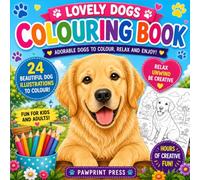 Lovely Dogs Colouring Book