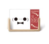 Lovely Face Figure Baymax Calendrier de bureau 2022 12 mois