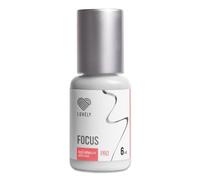 LOVELY FOCUS Colle à cils 6 ml Noir - Colle ultra rapide Temps de séchage : 0,5 secondes, adhérence 8 semaines, résistante - Lash Extension Glue pour extensions