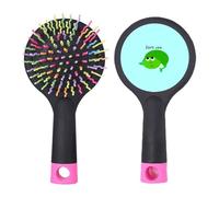 Lovely Green Amphibiens Brosse à cheveux démêlante Art Déco Fashion Salon Base Coussin