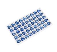 Lovely Heart Crystal Buttons For Clothing 12MM 18PCS Coat Sweater DIY Sewing Needlework(A)