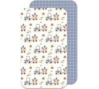 Lovely Hippo Drap-housse compatible avec Next2Me Kids Force 100 % coton pour bébé garçon fille (Tracteur, 50 x 83 cm)