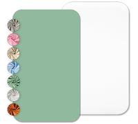 Lovely Hippo Draps Housses 80x160 cm 100% Coton - Compatible Lit Cabane 80x160 cm - sans Produits Chimiques (Blanc/Vert Sauge, 80 x 160 cm)