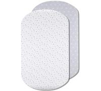Lovely Hippo Draps Housses Cododo Iora Compatible - 100% Coton - Drap Housse cododo 60x80cm Compatible Iora (60 x 80 cm, Constellation Grise)
