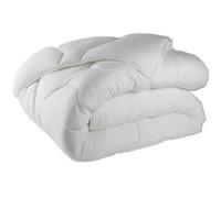 LOVELY HOME Couette Tempérée 220x240 cm - Chaude 350gr/m² - Antiacariens - Blanc