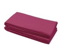 Lovely Home - Drap plat 100% coton 180 x 290 cm - 1 personne - Fuchsia