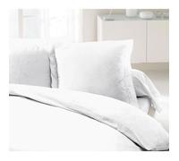 LOVELY HOME Lot de 2 Taies d'Oreillers 100% coton 63x63 cm blanc Blanc