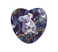 Lovely Koala Désodorisant de voiture à suspendre, tablettes d'aromathérapie de voiture parfumées longue durée, cartes parfumées pour véhicules, chambre à coucher, armoire, style gris