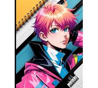 Lovely Manga Boy Sketchbook: Lovely Manga Boy Sketchbook Cover, 112 Pages, 8.5 x 11 Page Size, 110 Blank Pages, Colors Background and Beautiful Boy Sketchbook For All.