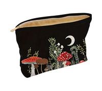 Lovely Moons and Mushroom Designs Sac à dos en velours côtelé pour une organisation quotidienne