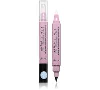 Lovely No Worries 2 in 1 crayon double embout eyeliner et correcteur teinte Black 1 pcs