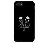 Lovely Since 1945 - Vintage Daisy Floral Birthday Coque pour iPhone SE (2020) / 7/8