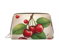 Lovely Sweet Cherry 1 Trousse de toilette prête à voyager, organisateur de maquillage compact pour femme, doré, Taille unique