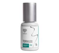 LOVELY TORNADO Colle à cils 5ml Noir - Colle ultra rapide - Temps de séchage : immédiat - 8 semaines d'adhérence - Très résistante | Pour extensions de cils professionnelles, Lash Extension Glue