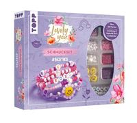 TOPP Lovely You Ensemble de bijoux #Besties. Instructions et matériaux pour 5 bracelets. Plus de 400 perles : instructions, test d'amitié, plus de 400 perles colorées, perles en forme de cœur, smiley