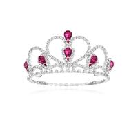 Lovelyshop Couronne diadème pour Chien/Chat en Strass Violet, série Pet, Accessoires pour Cheveux de Costume - Petite Taille