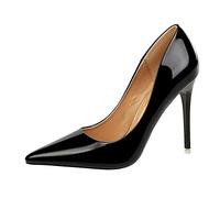 Lovelysi Femmes Chaussure Mode La vieEscarpin Talon en métal Stiletto Femme Travaux Talon Haut Aiguille Sexy Talon Aiguille 10,5 CM 7,5 CM Bouche Peu Profonde Mariage Club Soirée