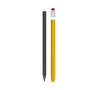 LOVEMEI - Trousse à crayons en silicone compatible avec Galaxy Tab S11 et S11 Ultra Lite - Housse antidérapante avec prise en main lisse (jaune)