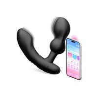 LOVENSE Edge 2 Masseur de Prostate Vibrant Homme Plug Anal Col Ajustable | Stimulateur Prostate via Application Bluetooth, Double Moteur, IPX7, Vibromasseur à Modes Personnalisés