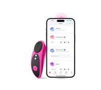 LOVENSE Ferri Culotte Vibrante Femme à Distance, Vibromasseur Télécommandé à Distance, Stimulateur Clitoridien Portable, Contrôle via Application, Silicone Doux, IPX7 Étanche