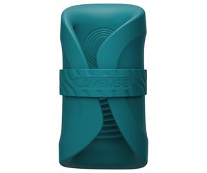 LOVENSE Gush 2 - masturbateur pénis vibrant - silicone turquoise