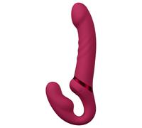 LOVENSE Lapis - gode ceinture sans harnais vibrant - rouge