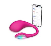 LOVENSE Lush 4.0 - Sex Toy Femme Connecté, Vibromasseur Point G avec Télécommande à Distance, Sextoy Discret et Puissant, Étanche avec LED, Contrôle par Application - Sextoys Idéal pour Couples