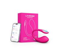 LOVENSE Lush 4 - Vibromasseur Point G Connecté, Œuf Vibrant à Distance avec App Bluetooth pour Femme, Ultra Silencieux 36 dB, Charge Rapide 5 Min = 60 Min, Étanche IPX7, LED, Télécommandé Couple