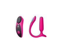 LOVENSE Lush Anal Plug Vibrant avec Lumière LED, Adapté aux Débutants + LOVENSE Ferri Vibromasseur de Culotte Magnétique et Portable pour Couples et Femmes