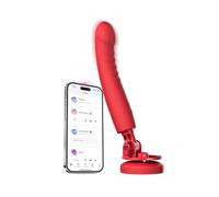 LOVENSE Mission 2 Vibromasseur Point G pour Femme, Gode Vibro-Masseur réglable à 180°, vibromasseur télécommandé par application, vibromasseurs puissant et sensible au toucher, sex toýs couple