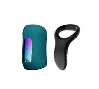 LOVENSE Pack Homme : Masturbateur Gush 2 (Oscillation) + Anneau Pénien Vibrant Diamo - Sextoys Connectés