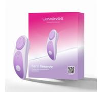Lovense Vibro de connecté Ferri - culotte vibrante télécommandée - silicone, 100 % étanche, rechargeable USB, 7,4 cm