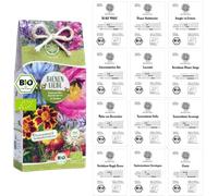 Loveplants Assortiment de Graines Bio - Fleurs pour Abeilles - 1 kit