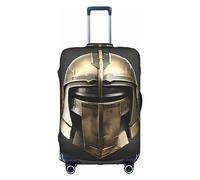 Lover Dog Paw Housse de protection pour boîte de voyage, housse de valise, housse de protection pour valise de 45,7 à 81,3 cm, Spartan Warrior Casque, L