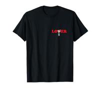 Lover Loner Broken Heart Graphic - Dark Humor Relationship T-Shirt