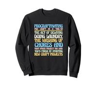Lover Lover Funny Crafter Craft Hobby Procraftinating Sweatshirt