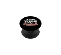 Lover Sports I Was Told There Would Be Baseball PopSockets PopGrip Adhésif