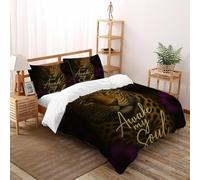 LOVEROGD Léopard ; Âme Housse De Couette 3 Pièces Sauvage Jungle Animal Linge De Lit Microfibre pour Adulte Et Enfant avec Fermeture Éclair Et Taies d'oreiller Super King（260x220cm）