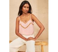 loveroses Love & Roses Beaded Trim Cami Rose FR 44 (EU 42)